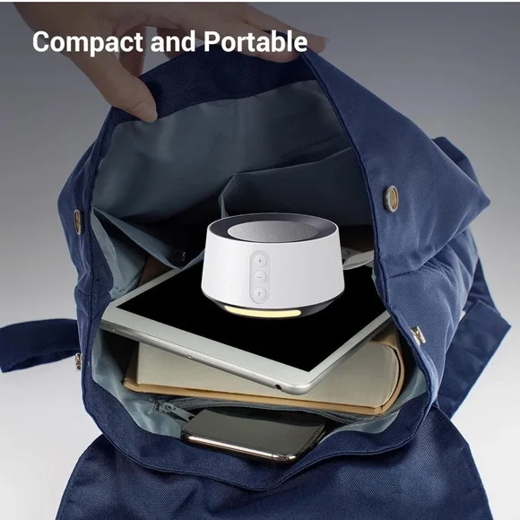 White Noise Sound Machine 14 Soothing Sounds 10 Levels Night Light Nursery - Picture 4 of 16